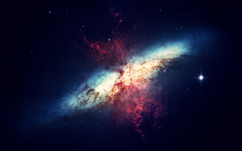 Celestial Blue Star